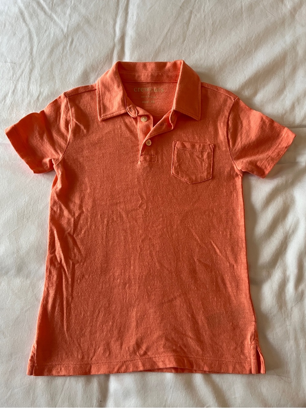 Crewcuts salmon Striped Polo - Boys